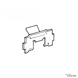 Clips for running-board with 18 mm moulding 10 pieces