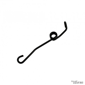 Spring for engine lid support + side compartment pick-up