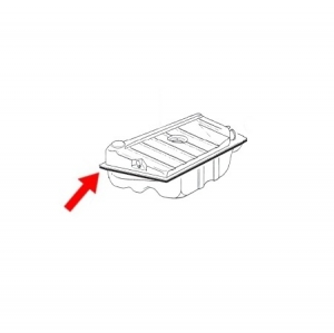 Seal under fuel tank