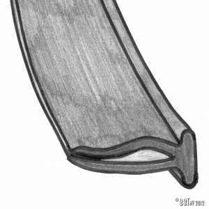 Engine compartment rubber, horizontal