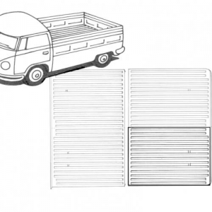 Half loading capacity, rear