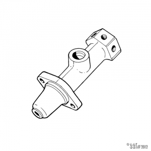 Master brake cylinder 17 mm single circuit