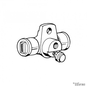 Wheel cylinder, rear 22 mm