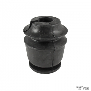 Tower rubber stop on shock absorber