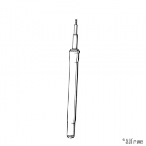 Shockabsorber front MC Pherson 3 bolts Type 1 1302/1303 -07/73