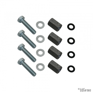 Mounting kit to replace valve cover with screws