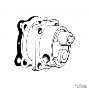 Aluminium oil pump, high volume