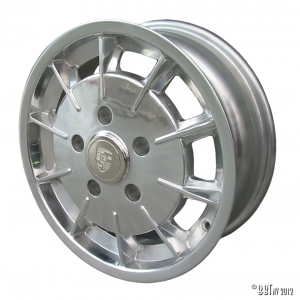 Gasburner, polished 5 lug (5x130) ET +35
