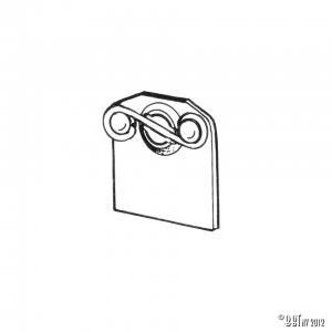 DZUS tab with spring