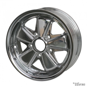 911 style wheel, polished DEEP6 15 x 6 5 lug (5x130) ET +35