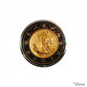 St Christopher horn button