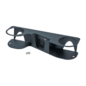 Phone & drink holder inside glove box door black