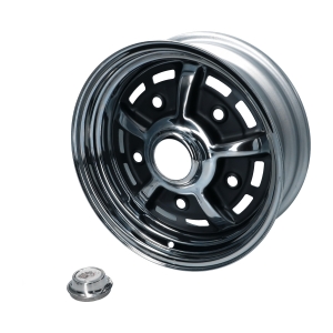 Wheel BBT Sprintstar, chrome/black 5 lug (5x205) 5,5x15