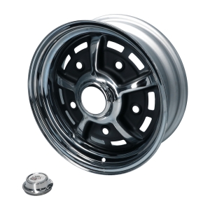 Wheel BBT Sprintstar, chrome/black 5 lug (5x205) 5,5x15