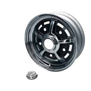Wheel BBT Sprintstar, chrome/black 5 lug (5x205) 5,5x15