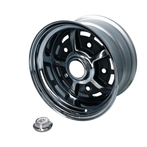 Wheel BBT Sprintstar, chrome/black 5 lug (5x205) 8x15