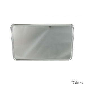 License plate frame for plate, aluminium