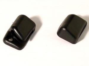 Sun visor clips, left & right, black