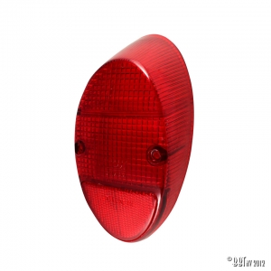 Replacement Tail light lenses Totally red, USA-type as pair
