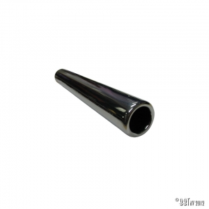 Stainless steel exhaust pipe with chrome finish each