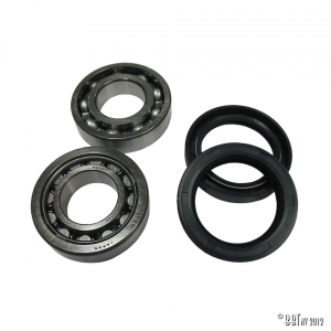 Rear bearing kit For rear suspension with IRS. Kit contains all for one wheel.