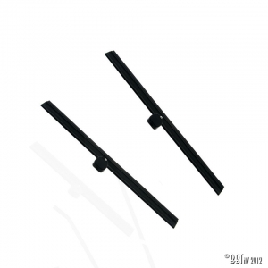 Wiper blades, black, pair, 24.50cm