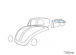 Rear window, beetle convertible, heated