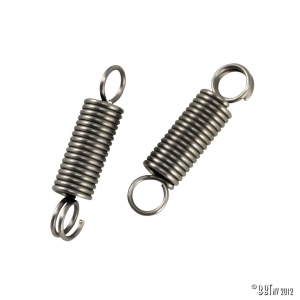 Side tension cable springs, as pair