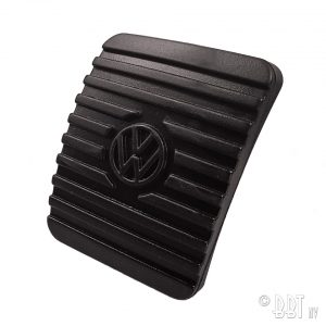Rubber brake/clutch pedal (wedge type) with logo (Original)