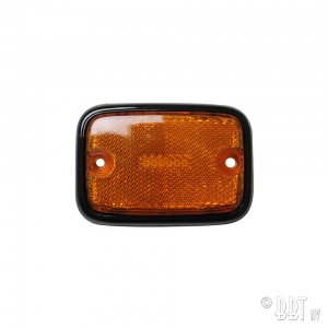 Side reflector lens front  Orange/black