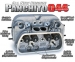 Cylinder head Panchito 85.5mm Type1 - pair
